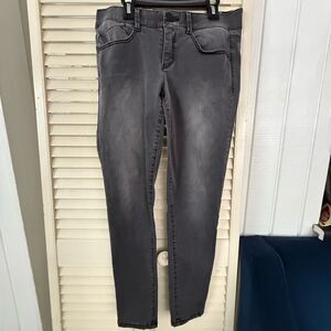 Wit & Wisdom Gray Skinny Jeans with Stretch